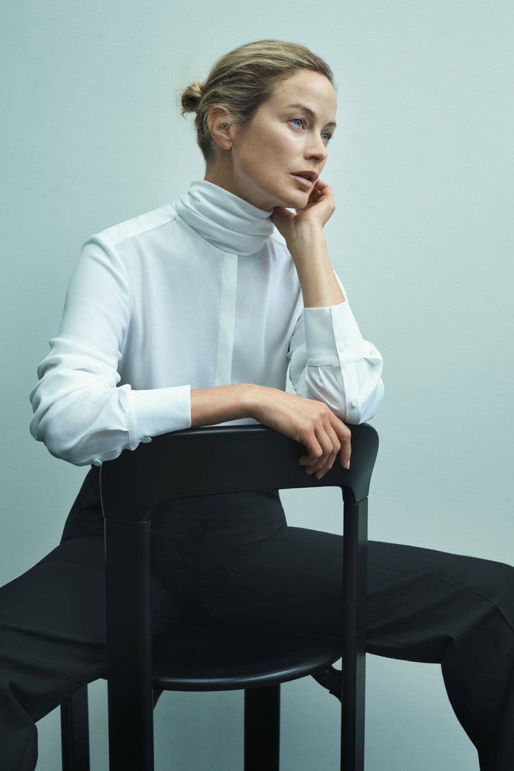 Bow Blouse in White