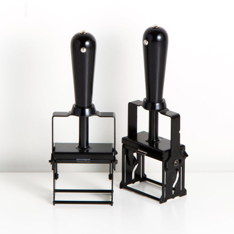 Self-Inking Custom Rubber Stamp: Black+Black