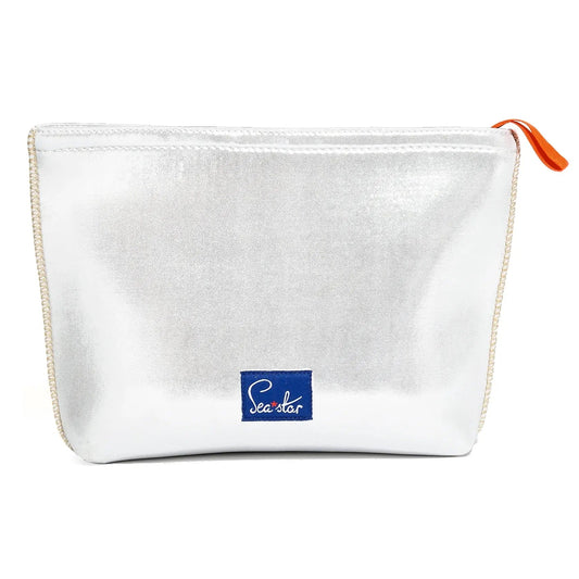 Large Skipper Pouch in Platinum