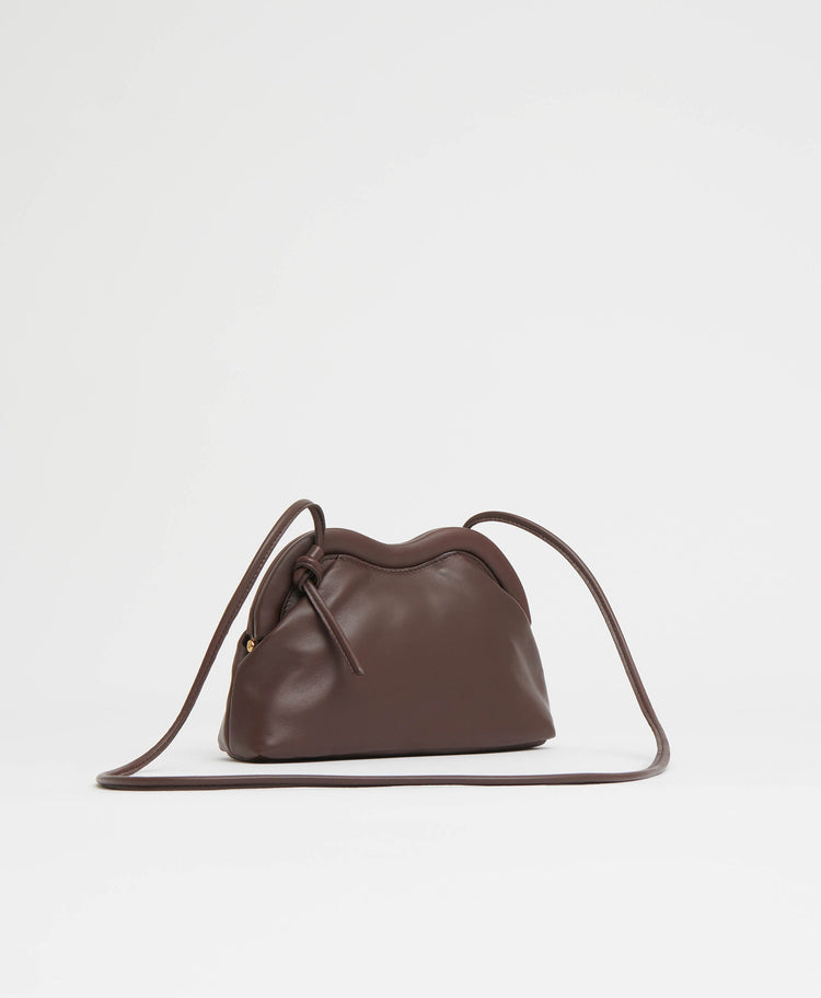 Baci Bag - Chocolate/Periwinkle
