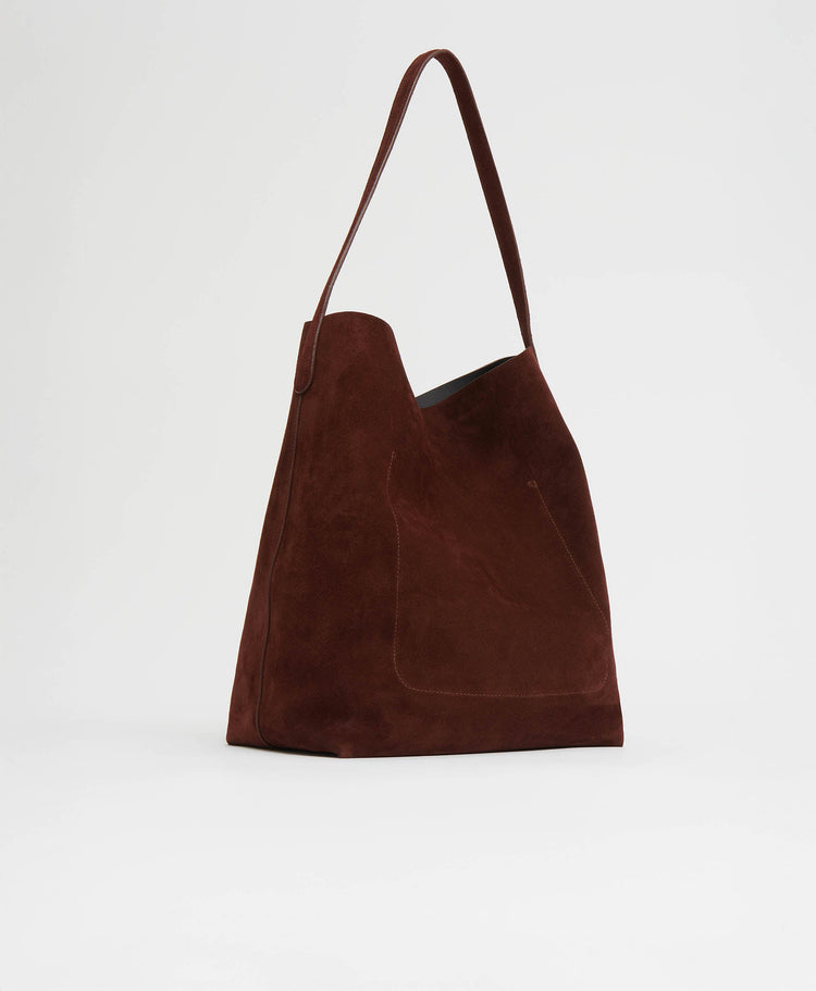 Maxi Everyday Cabas - Chocolate Suede