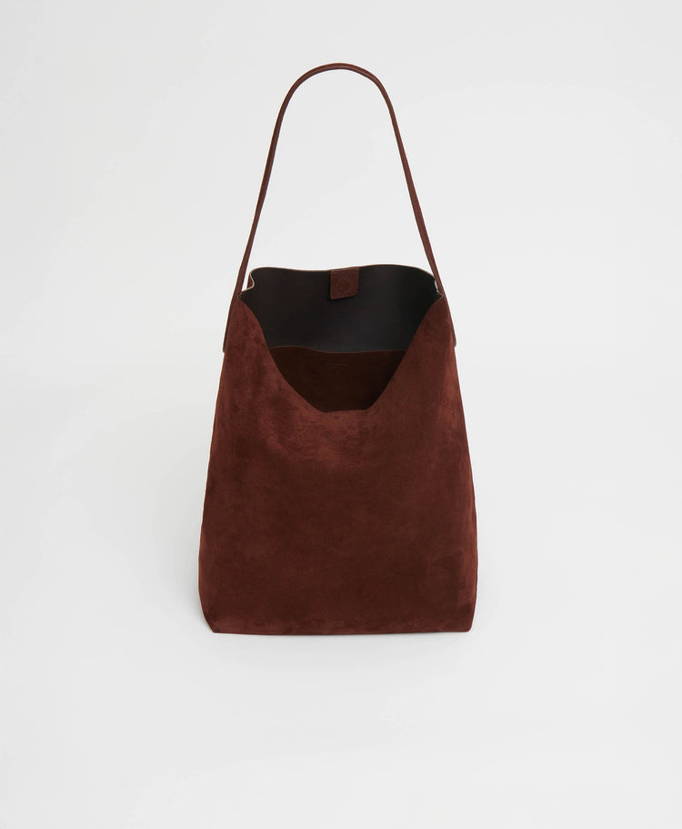 Maxi Everyday Cabas - Chocolate Suede