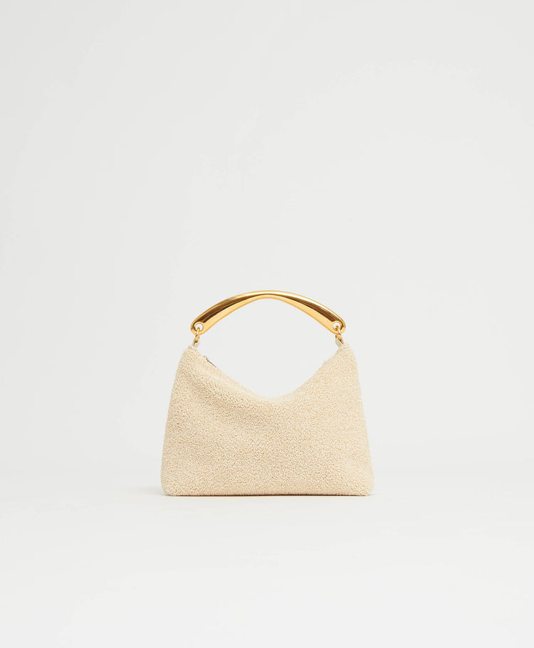 Metal Handle Hera - Jasmine Textured Raffia