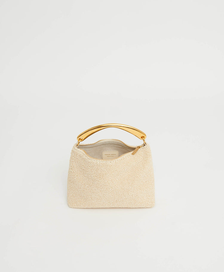 Metal Handle Hera - Jasmine Textured Raffia
