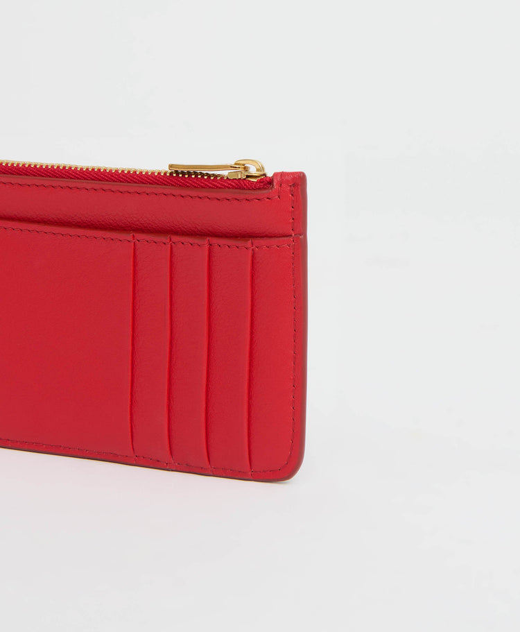 Zip Card Holder - Poppy