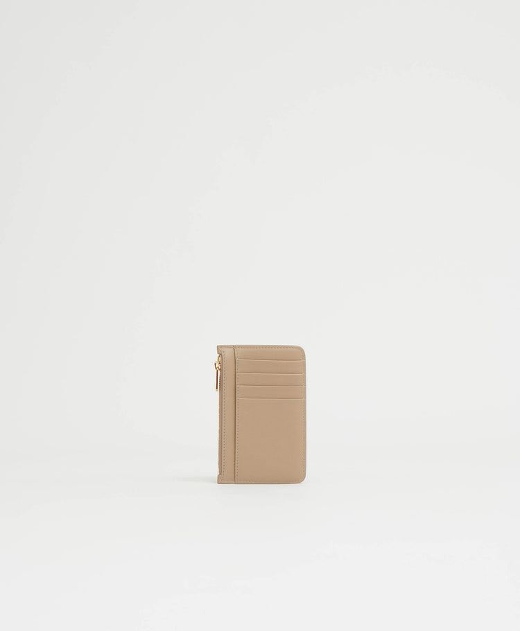 Zip Card Holder - Warm Grey