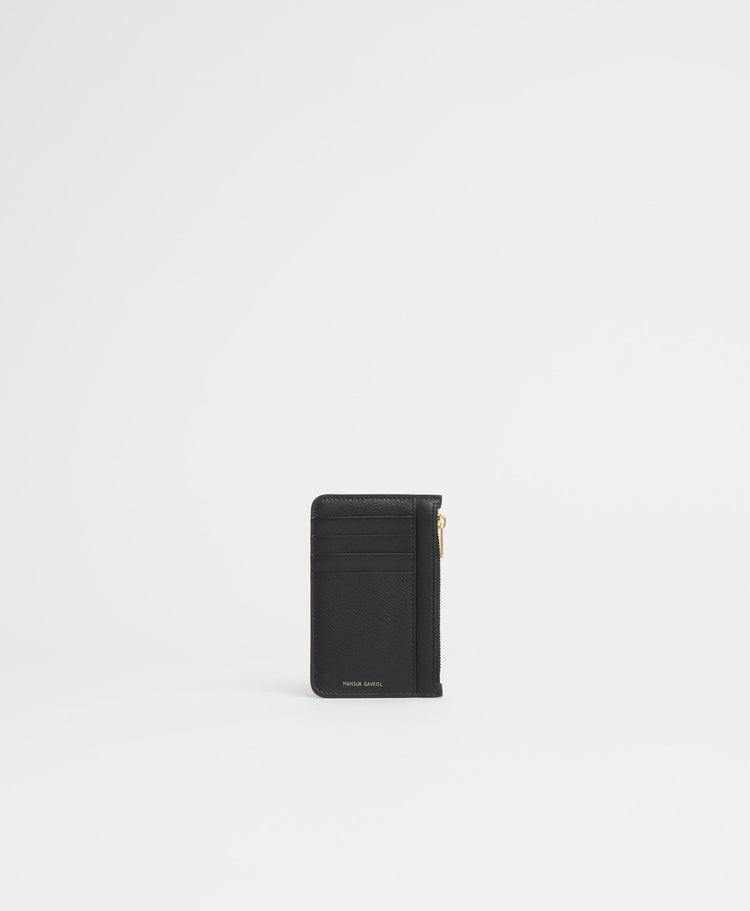 Zip Card Holder - Black