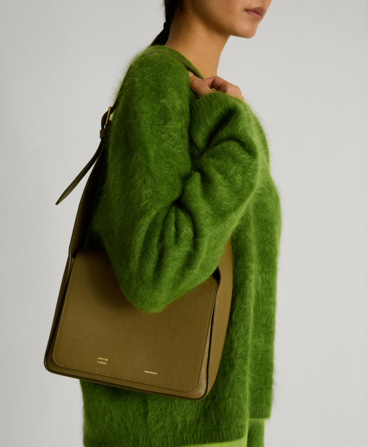 Box Shoulder Bag - Bamboo
