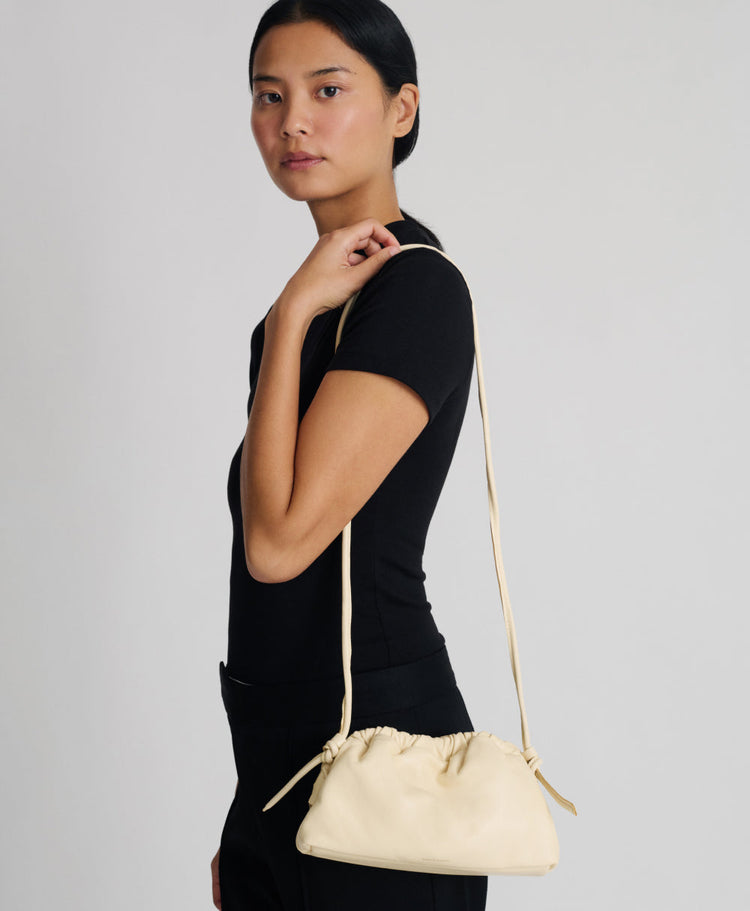 Mini Cloud Clutch - Natural/Jasmine Raffia