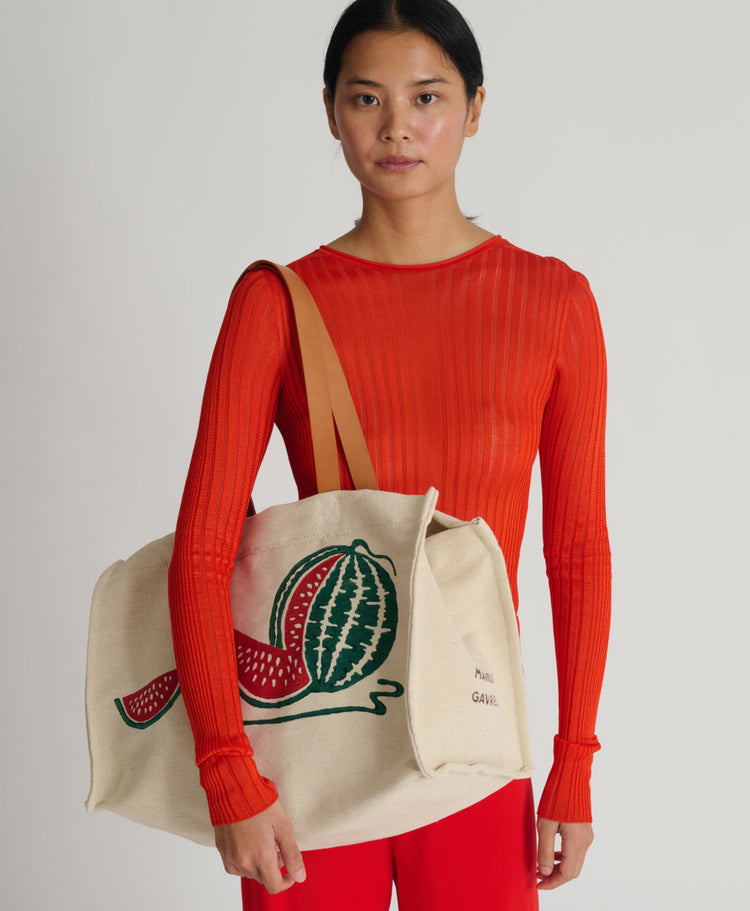 Limited Edition Pascucci Anguria Tote - Watermelon