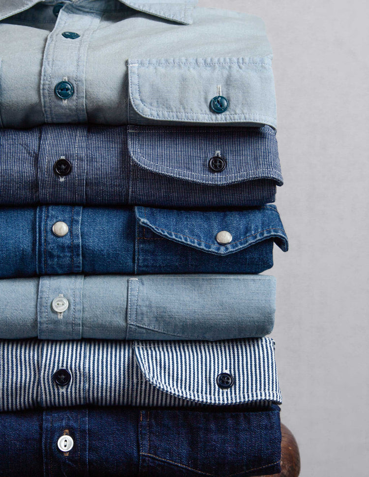 Ennis Selvedge Denim Western Shirt