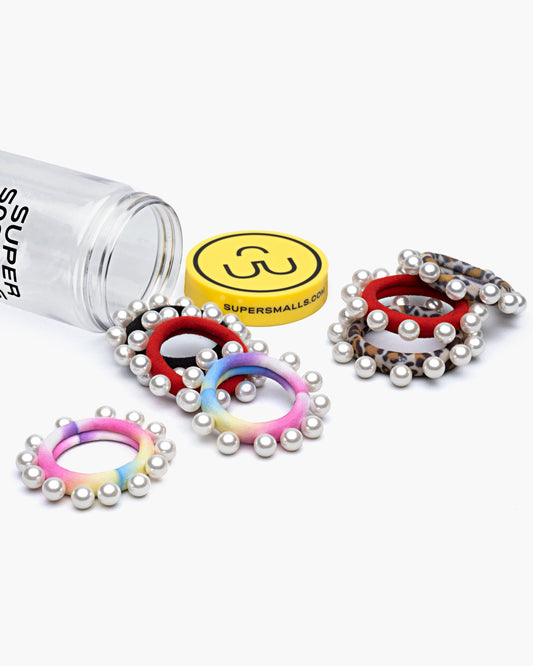 Central Park Hybrid Pearl Bracelet and Hair Ties