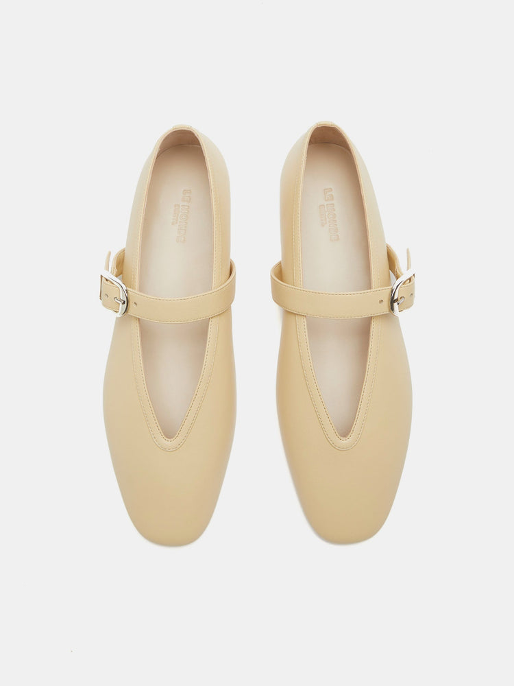 Stella Slipper / Custard Leather