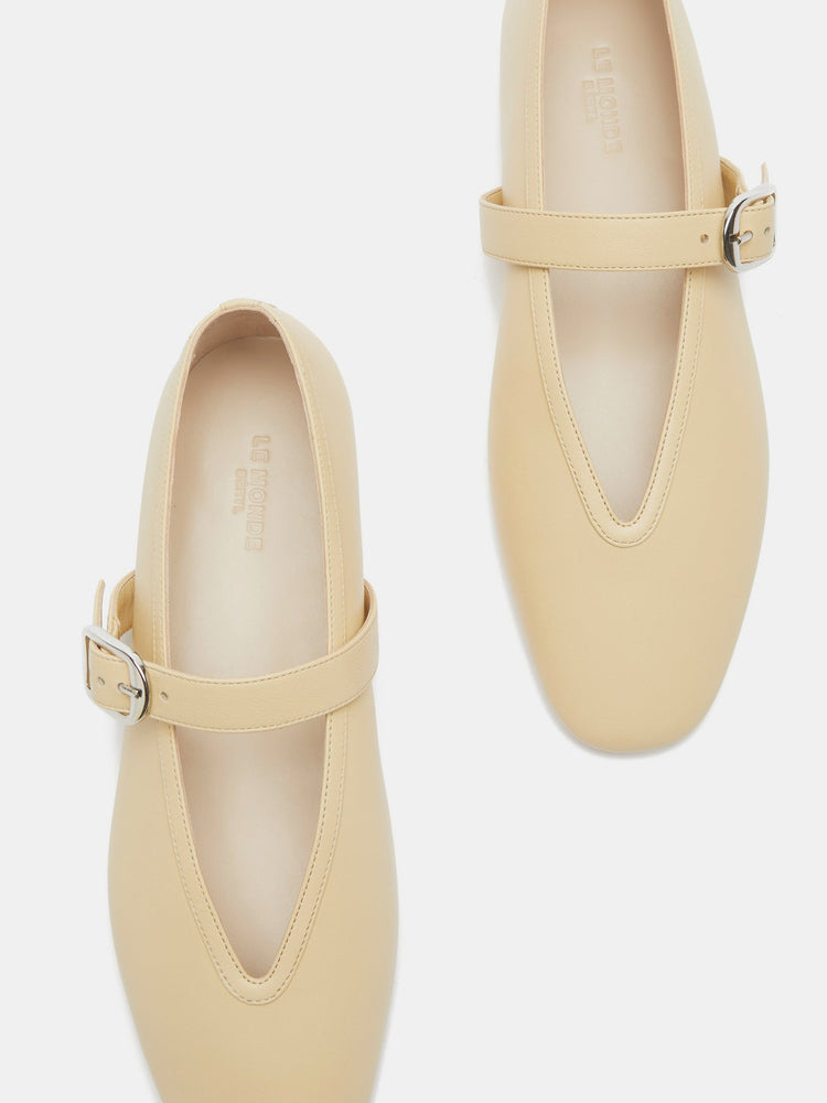 Stella Slipper / Custard Leather