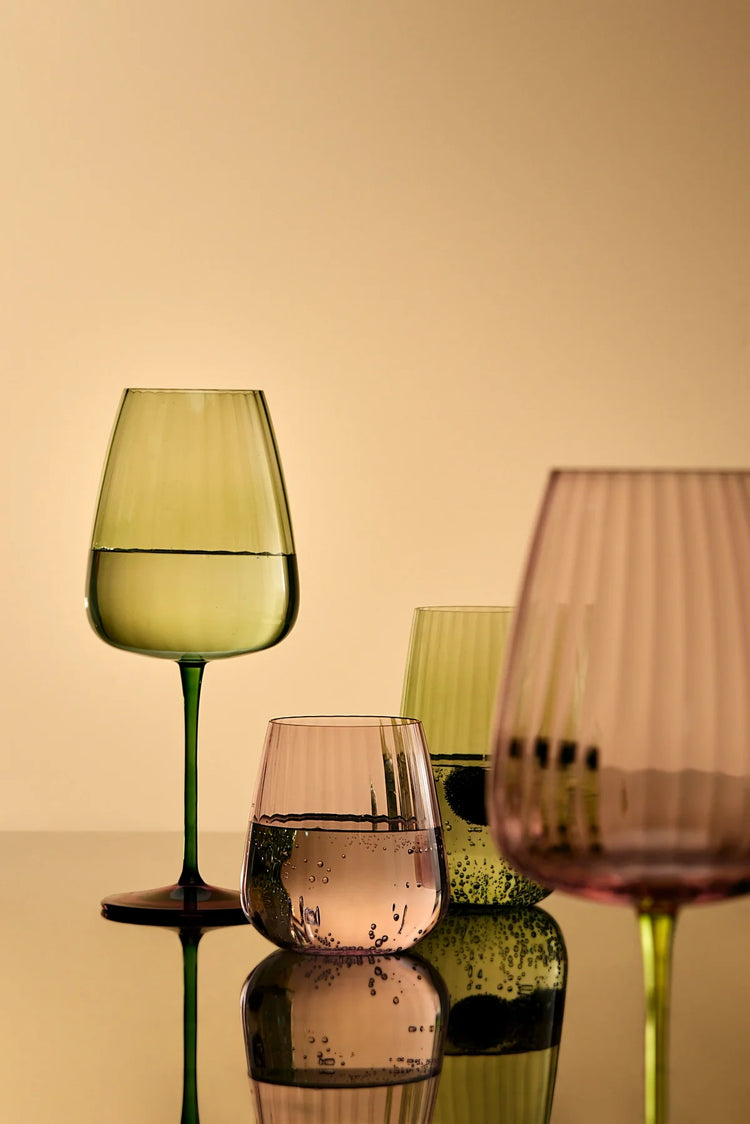 Positano Water Glass in Green