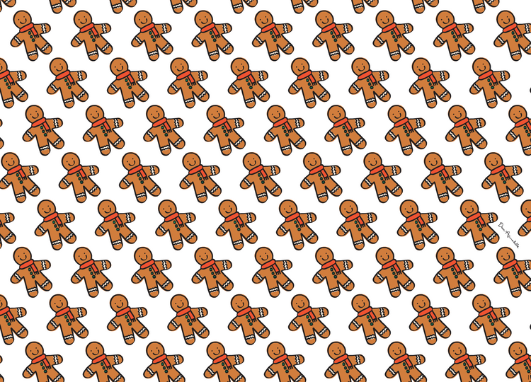 Cookie Cutter Wrapping Paper
