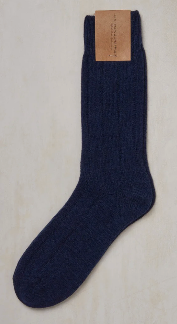 Soft Shetland and Cashmere Socks