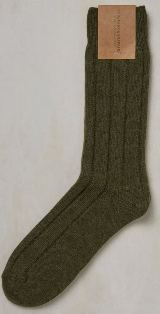 Soft Shetland and Cashmere Socks