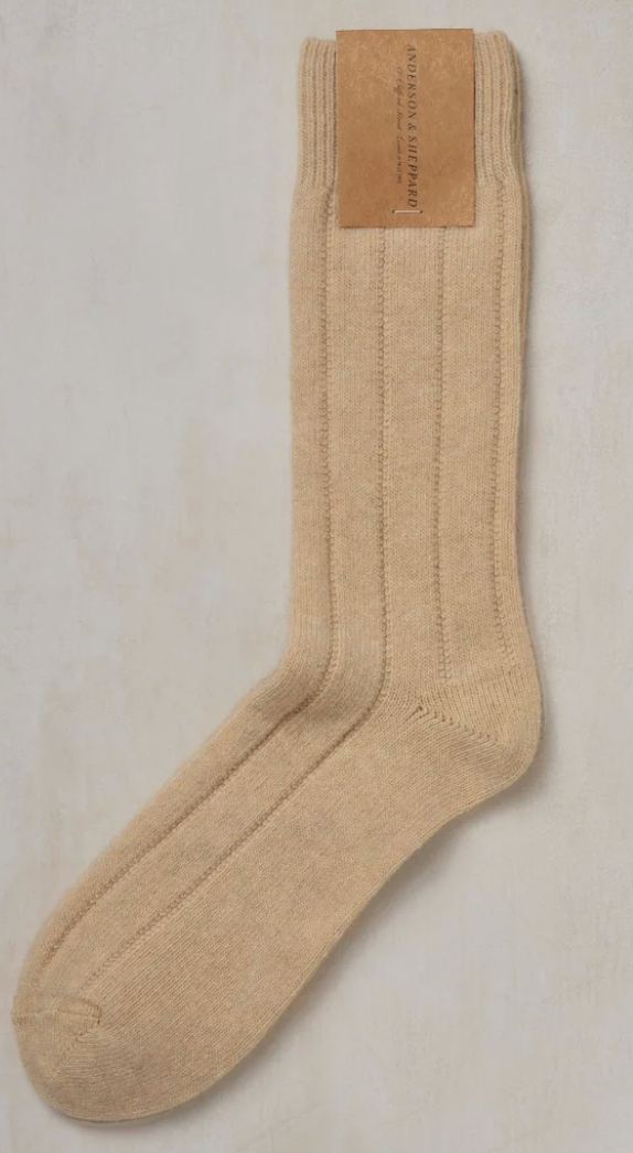 Soft Shetland and Cashmere Socks