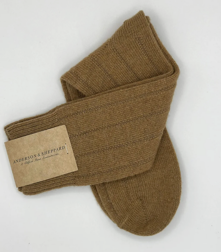 Soft Shetland and Cashmere Socks