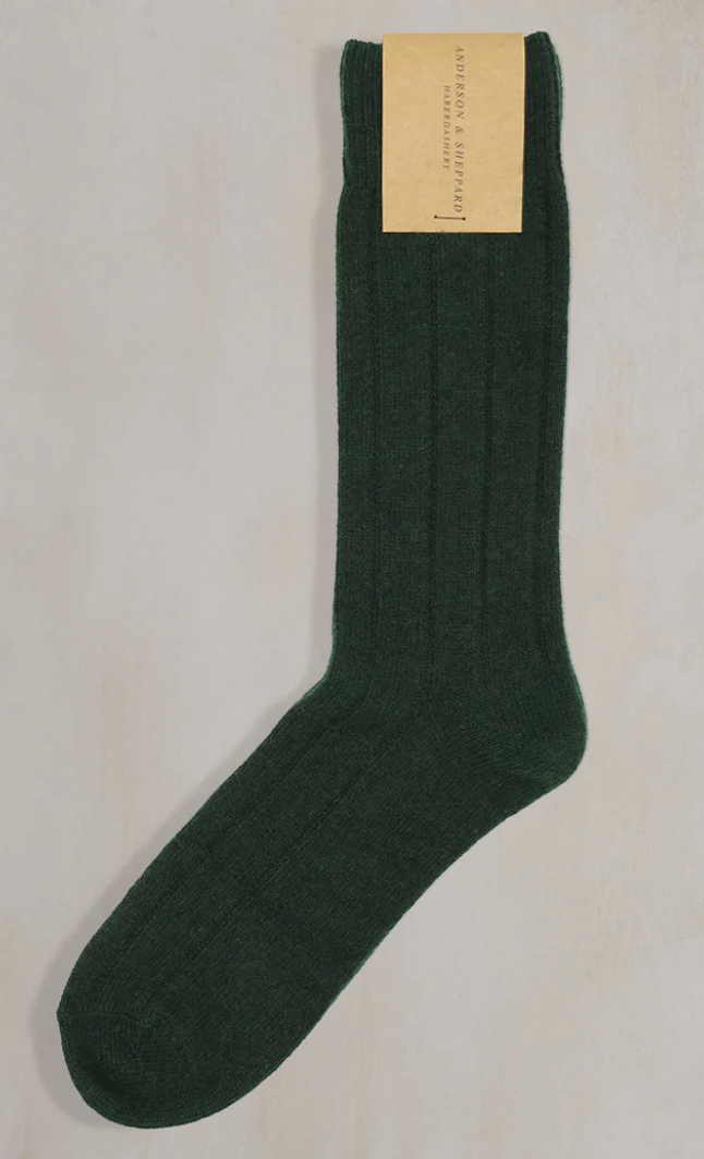 Soft Shetland and Cashmere Socks