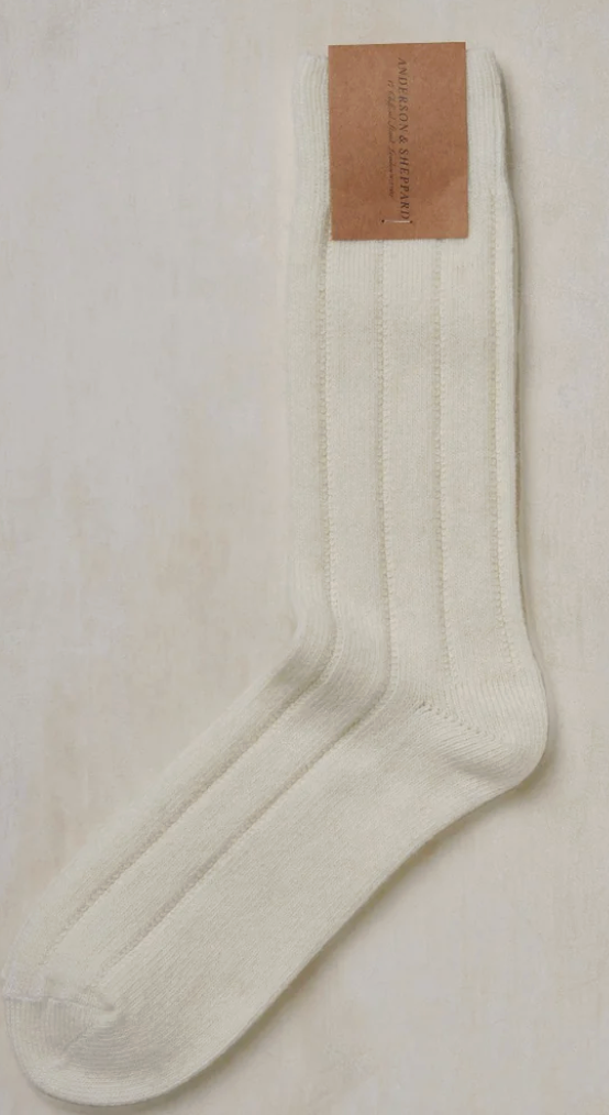 Soft Shetland and Cashmere Socks