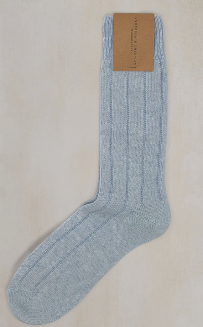 Soft Shetland and Cashmere Socks