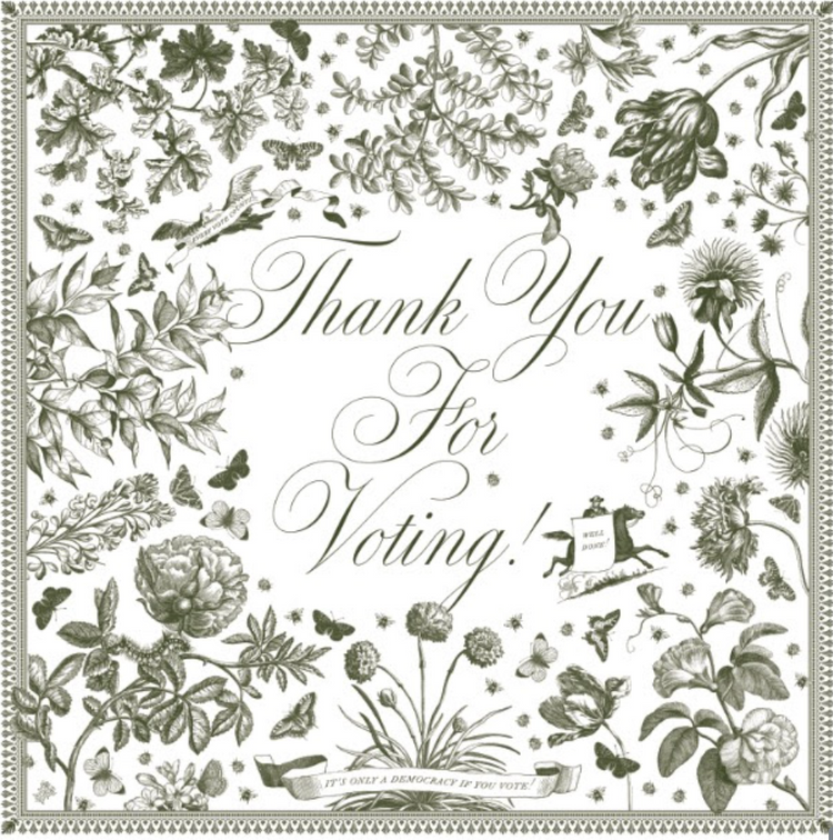 Thank You For Voting Bandana