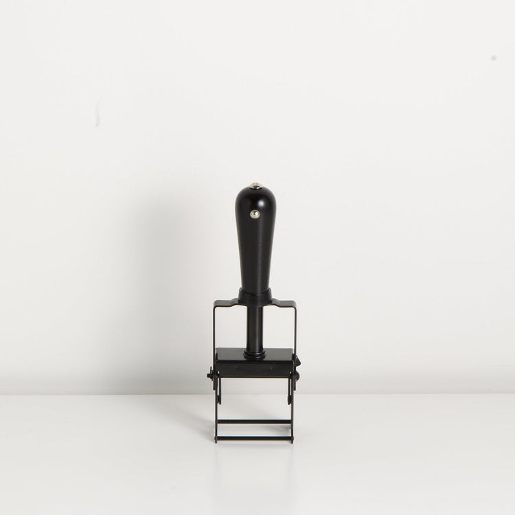 Self-Inking Custom Rubber Stamp: Black+Black