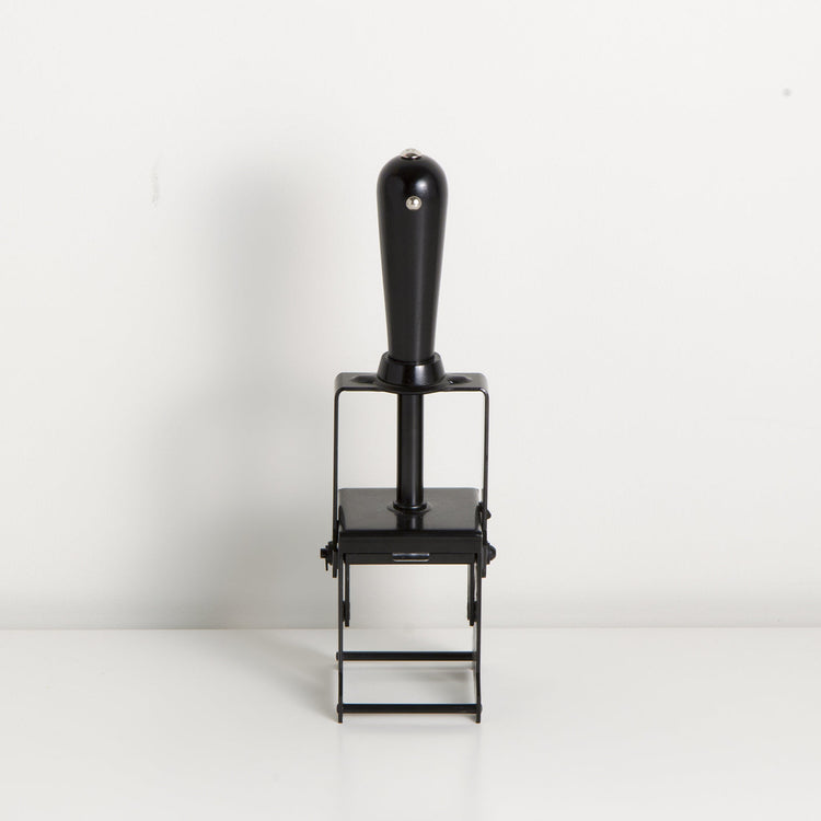 Self-Inking Custom Rubber Stamp: Black+Black