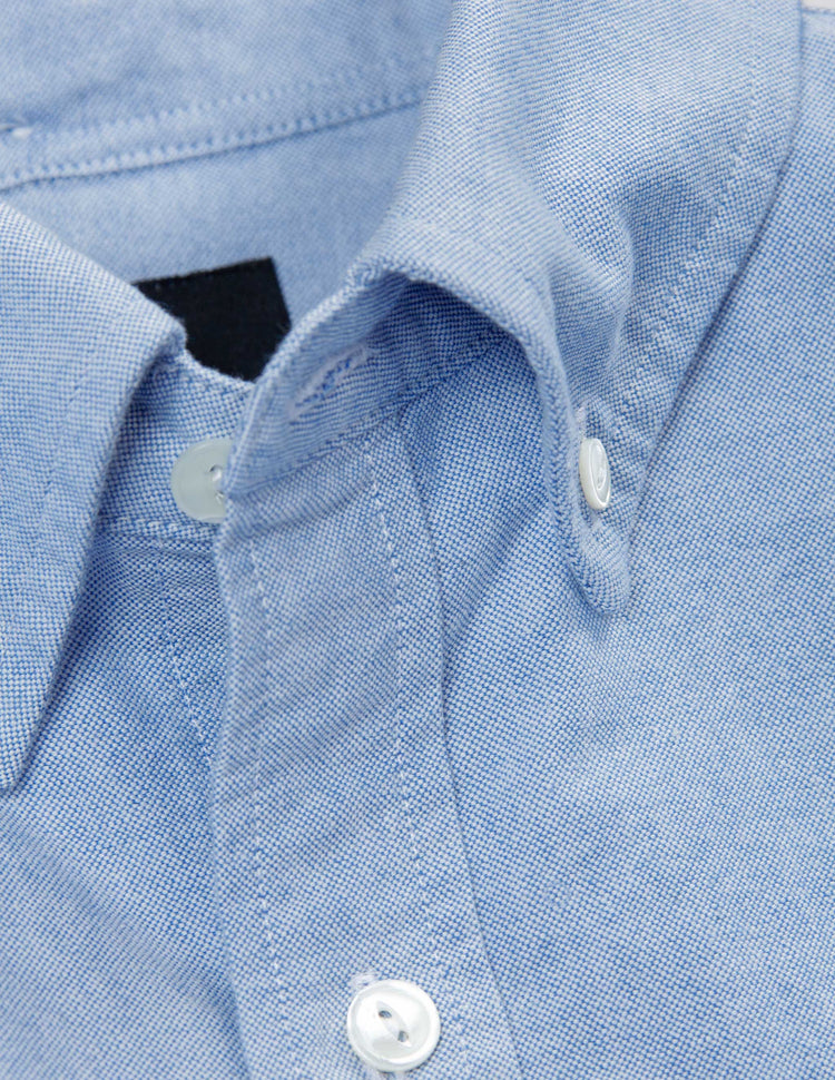 Shaw Selvedge Oxford Button Down in French Blue