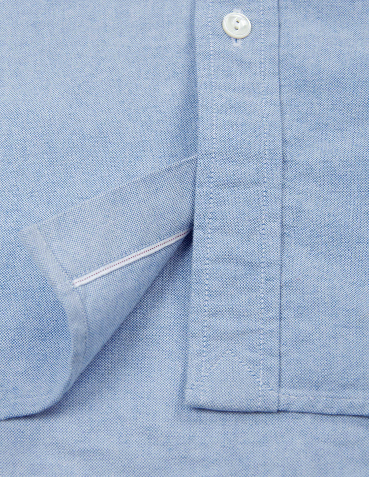Shaw Selvedge Oxford Button Down in French Blue