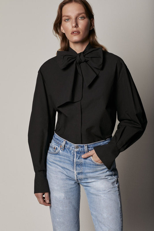 Exaggerated Bow Blouse