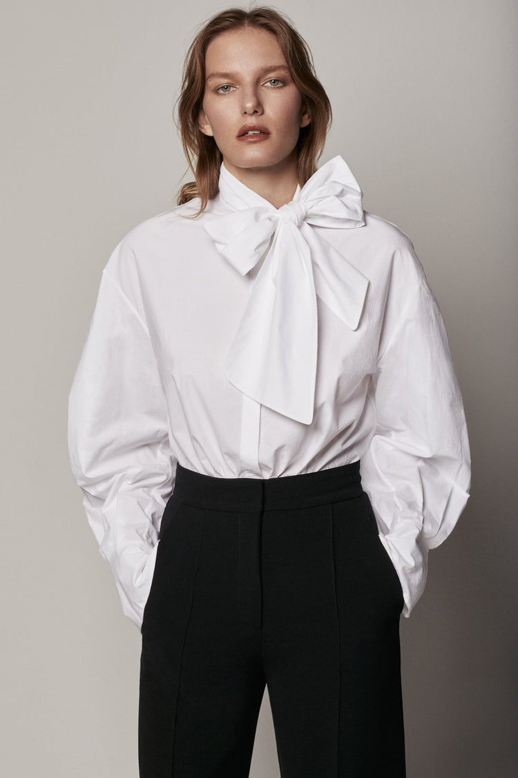 Exaggerated Bow Blouse
