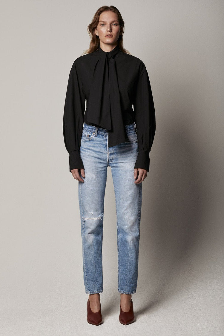 Exaggerated Bow Blouse