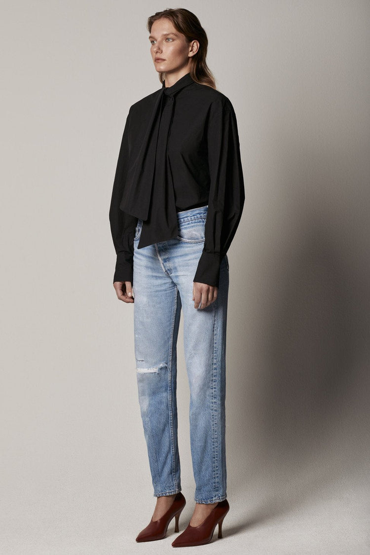 Exaggerated Bow Blouse
