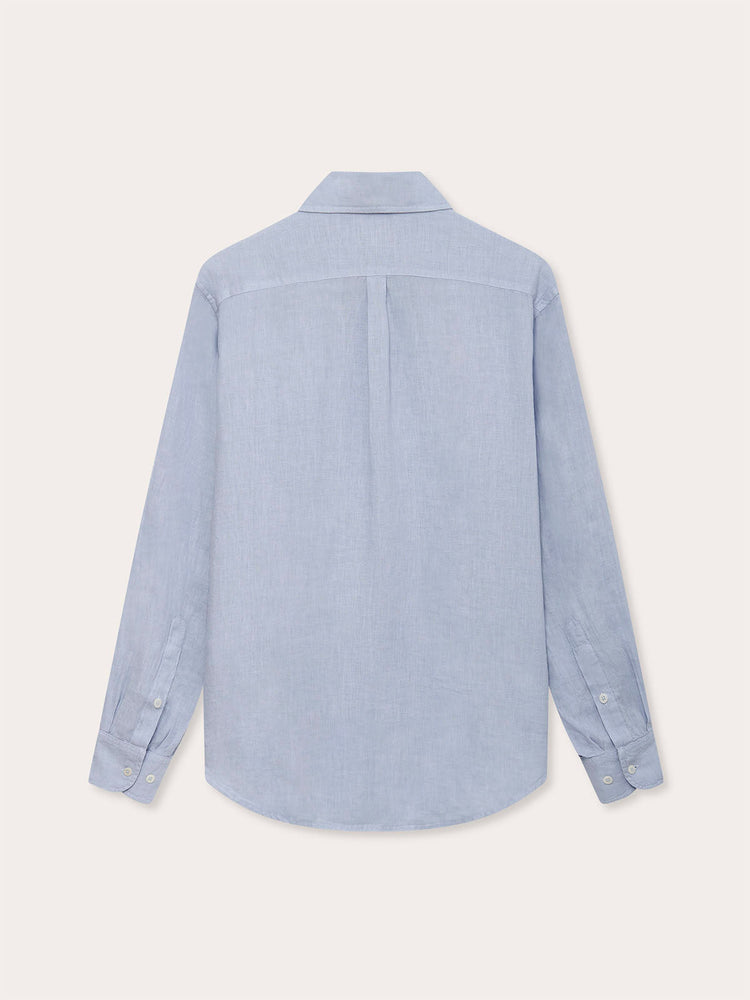 Men’s Sky Blue Abaco Linen Shirt