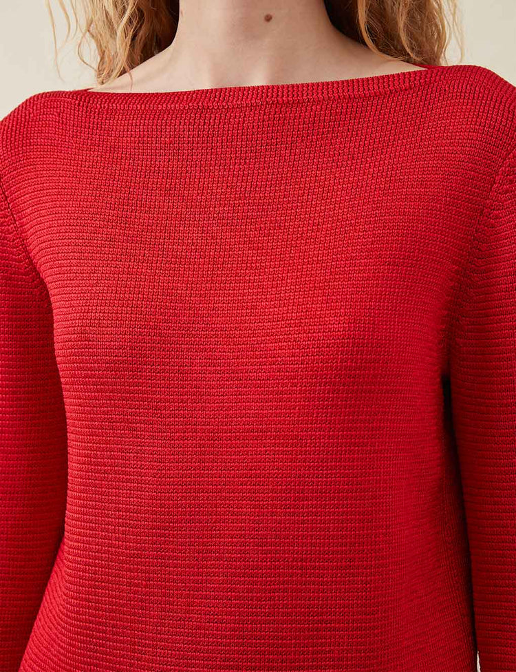 The Silk Boatneck Sweater