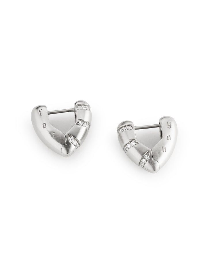 The Ones Earrings in Silver