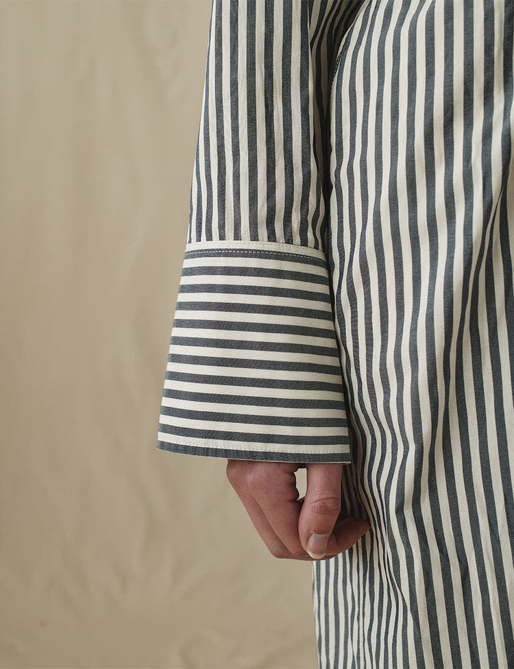 The Shirtdress in Sunwashed Stripe