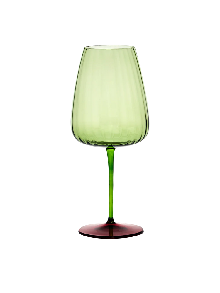 Positano Water Glass in Green