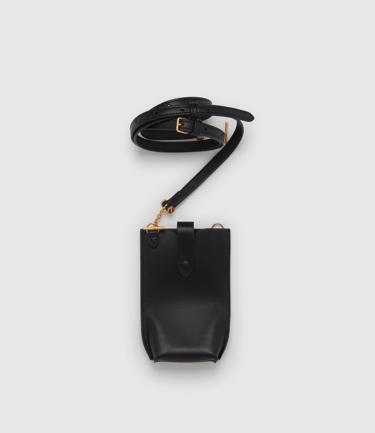 Minimalist Bag in Black Atelier Calfskin