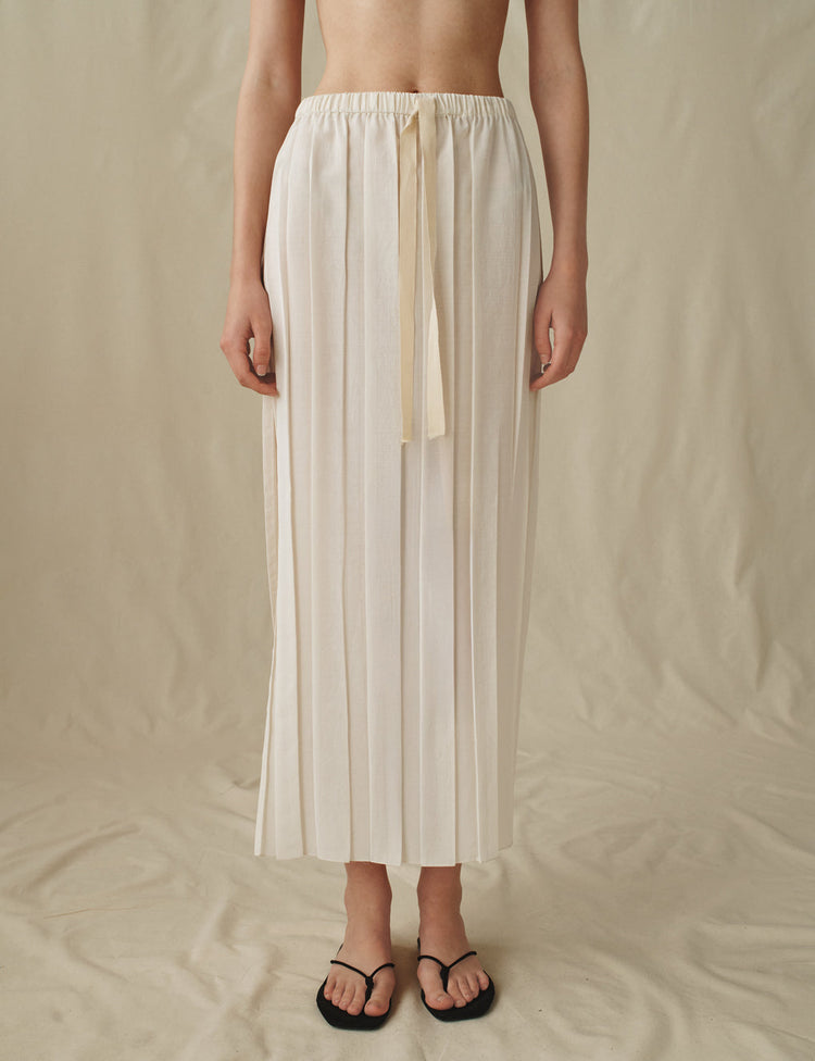 The Hand Pleated Skirt