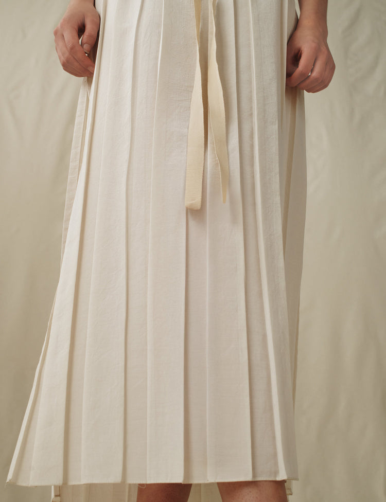 The Hand Pleated Skirt