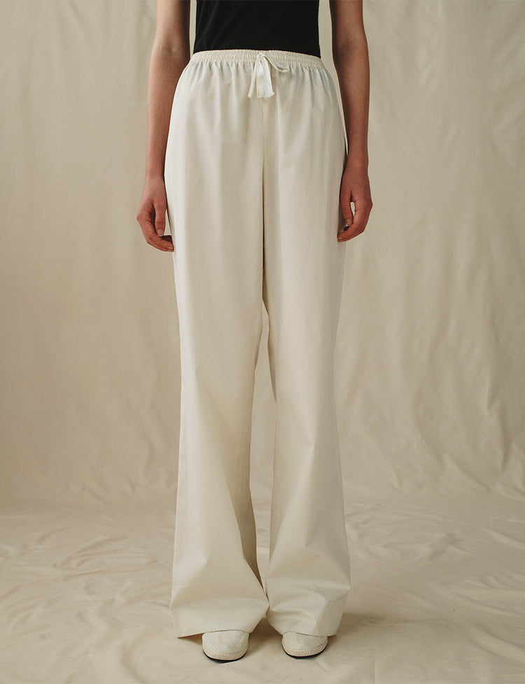 The Slouch Pants in Cotton Poplin