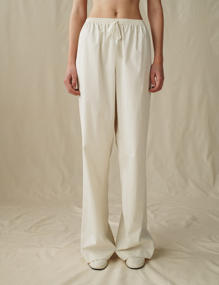 The Slouch Pants in Cotton Poplin