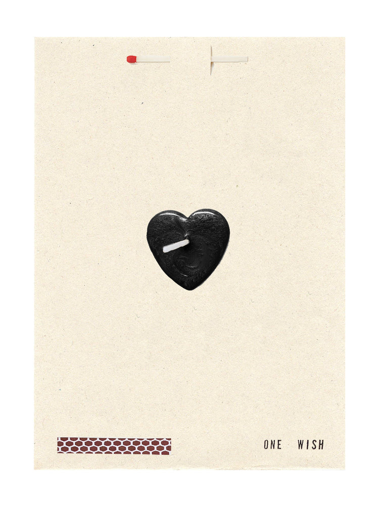 Black Heart Set of Four