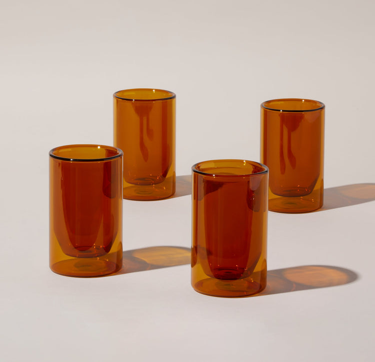 Double Wall Glasses - Pack of 4