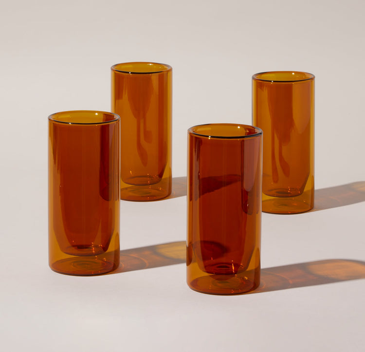 Double Wall Glasses - Pack of 4