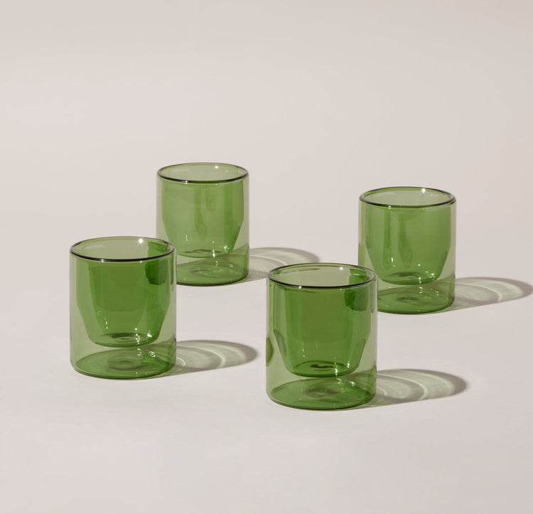Double Wall Glasses - Pack of 4